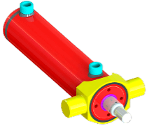 Red Rhino Heavy Duty Hydraulic Cylinder