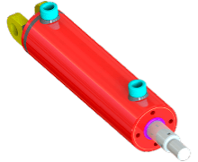Red Rhino Heavy Duty Hydraulic Cylinder
